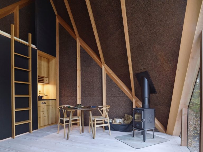 Klein A45 cabin by Bjarke Ingels Group. Photo: Matthew Carbone. 