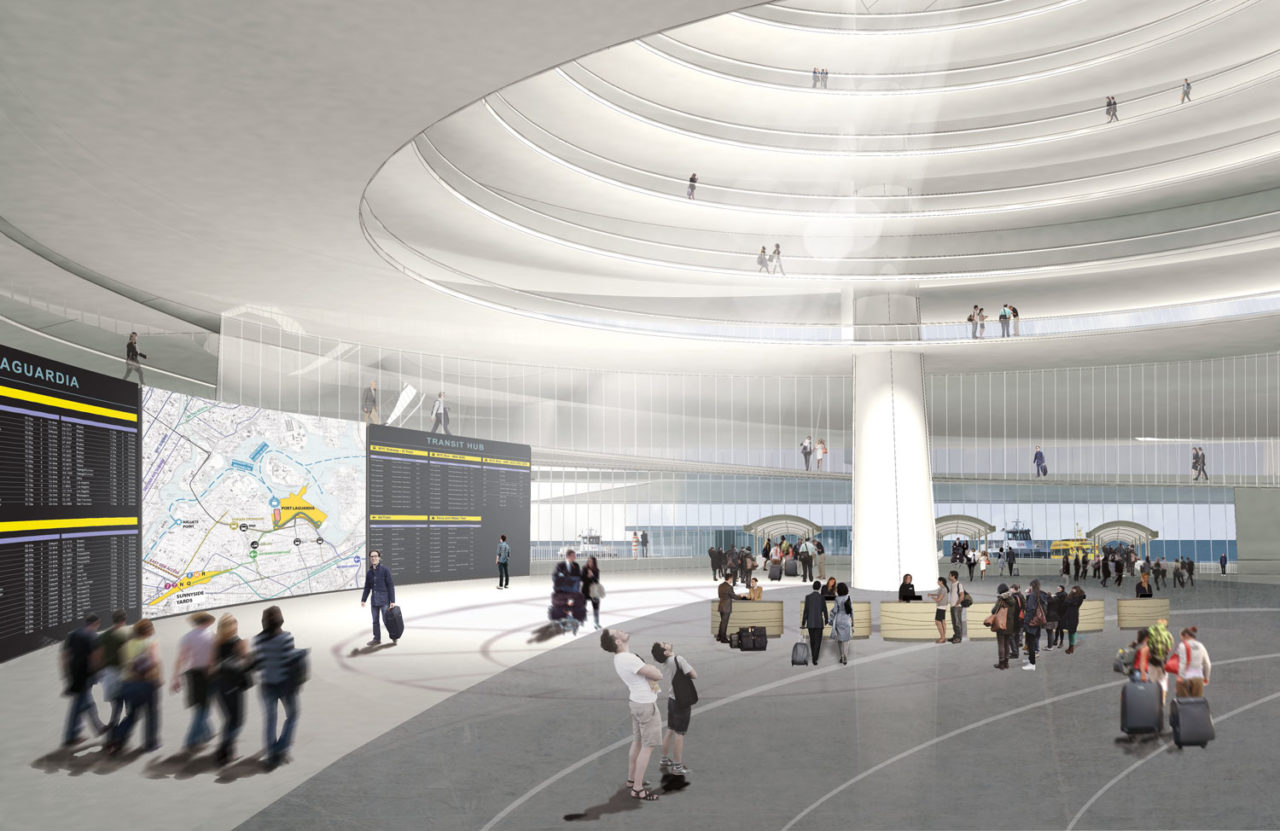 Port LaGuardia Airport Design Competition Master Plan. Dugan’s role: Co-Principal in Charge. Image: Dattner Architects.