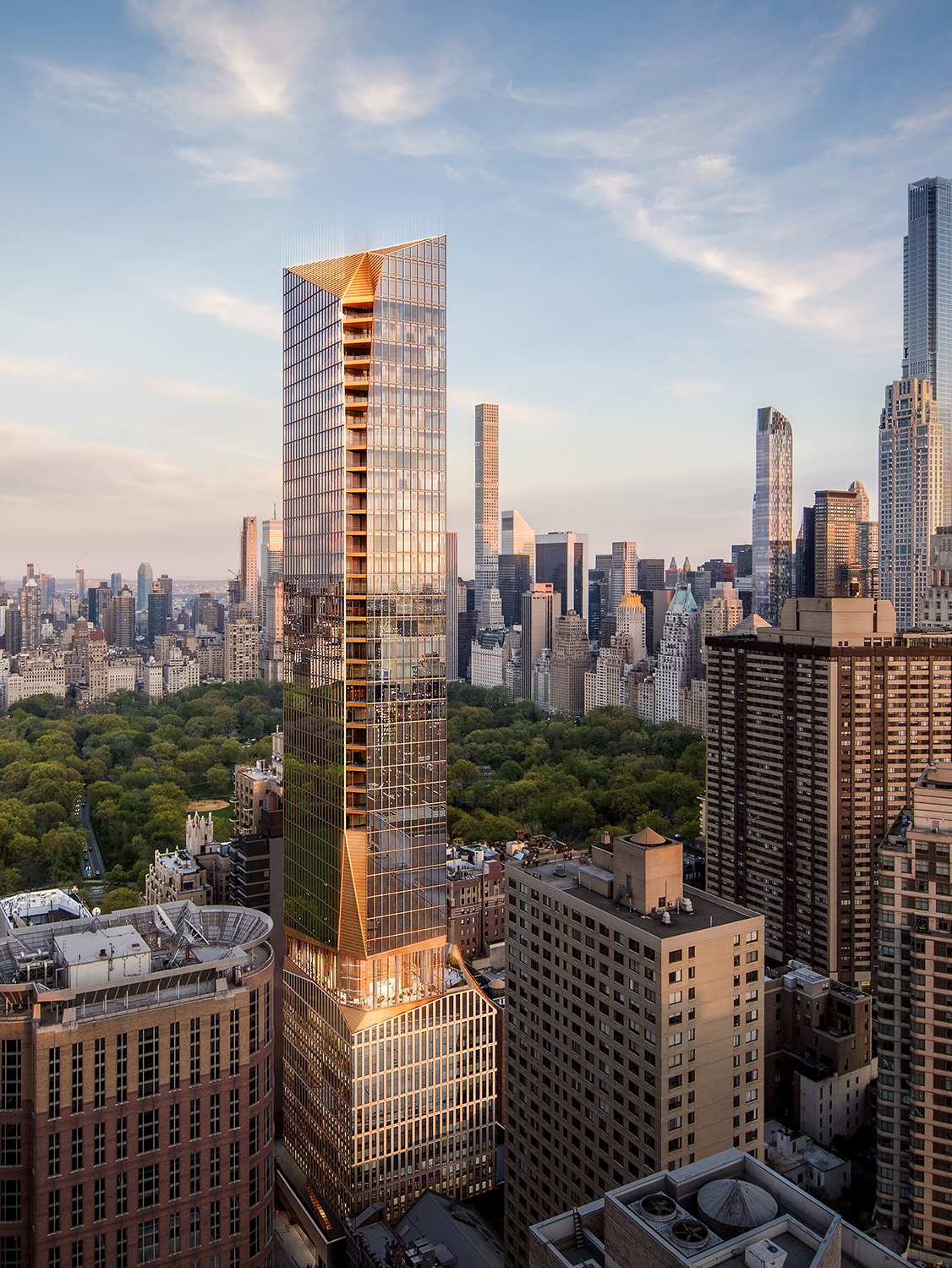 50 West 66th Street by Snøhetta. Credit: Binyan Studios.