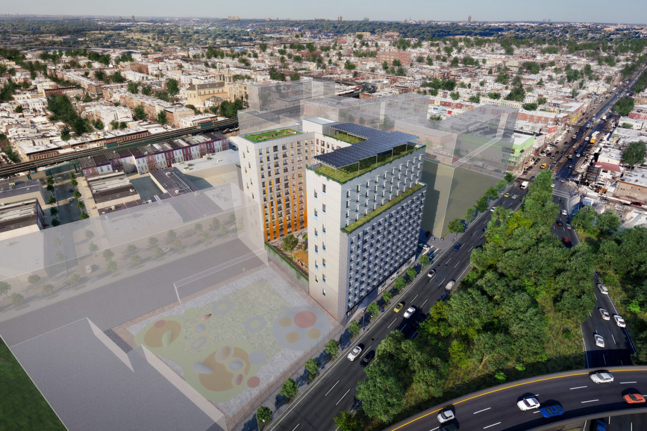 Chestnut Commons by Dattner Architects.