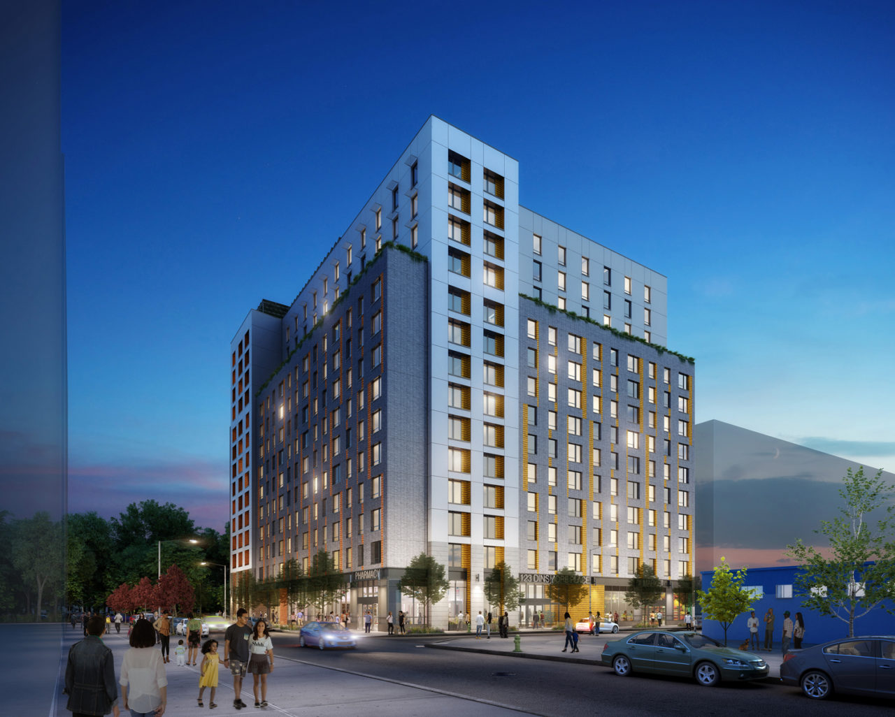 Chestnut Commons by Dattner Architects.