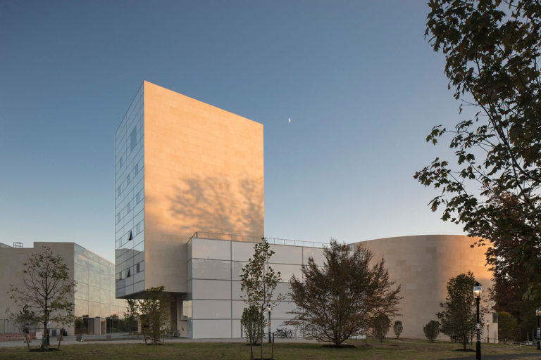 Lewis Arts Complex by Steven Holl Architects with BNIM Architects and Michael Van Valkenburgh Associates. Credit: Paul Warchol.