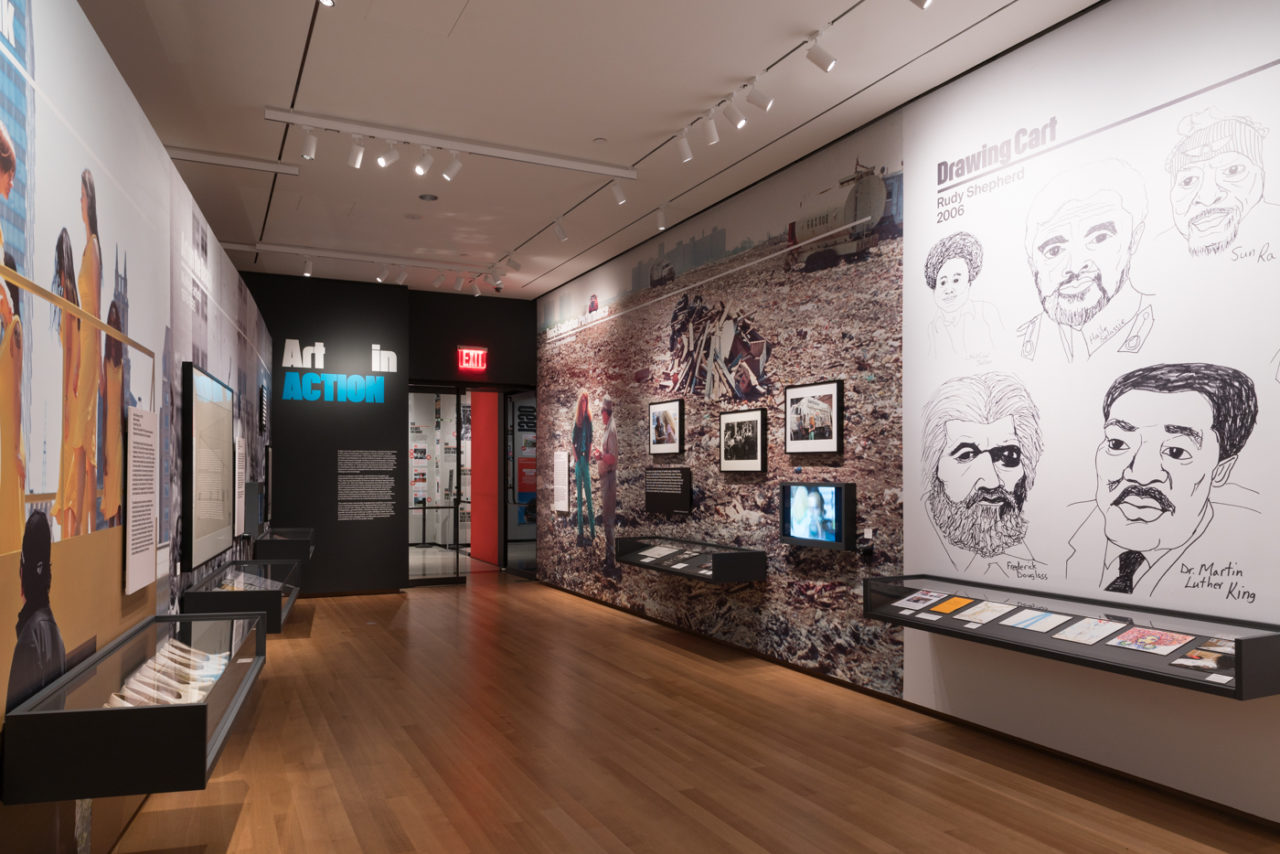 “Art in the Open: Fifty Years of Public Art in New York” at the Museum of the City of New York, designed by Tsao & McKown. Credit: Rob Stephenson.