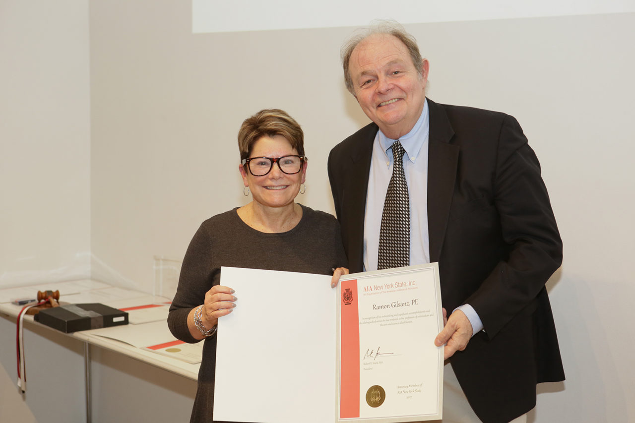 Honorary Award: Ramon Gilsanz, Hon. AIANYS, Partner, Gilsanz Murray Steficek. Photo: Sam Lahoz.