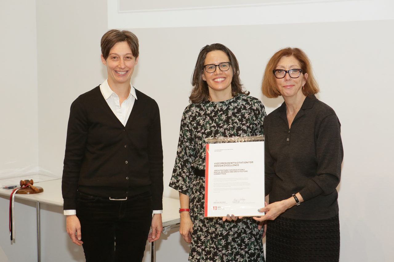 Citation for Design Excellence: AIANY Social Science and Research Committee and AIANY Architecture for Education Committee for the Medgar Evers College Collaborative Research Project. Credit: Sam Lahoz