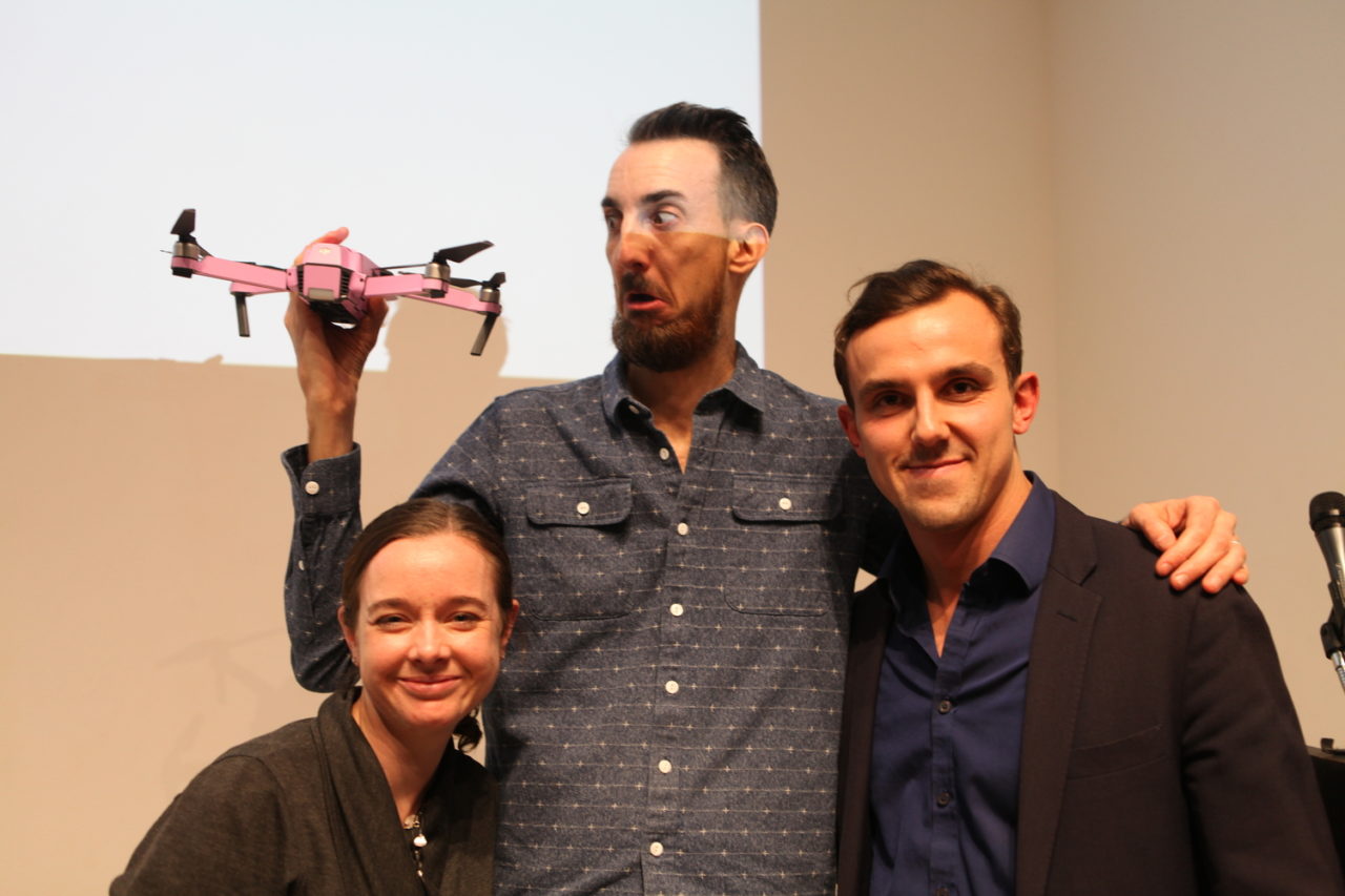 Pablo Marvel (far right) with AIANY Technology Committee co-chairs. Credit: Center for Architecture.