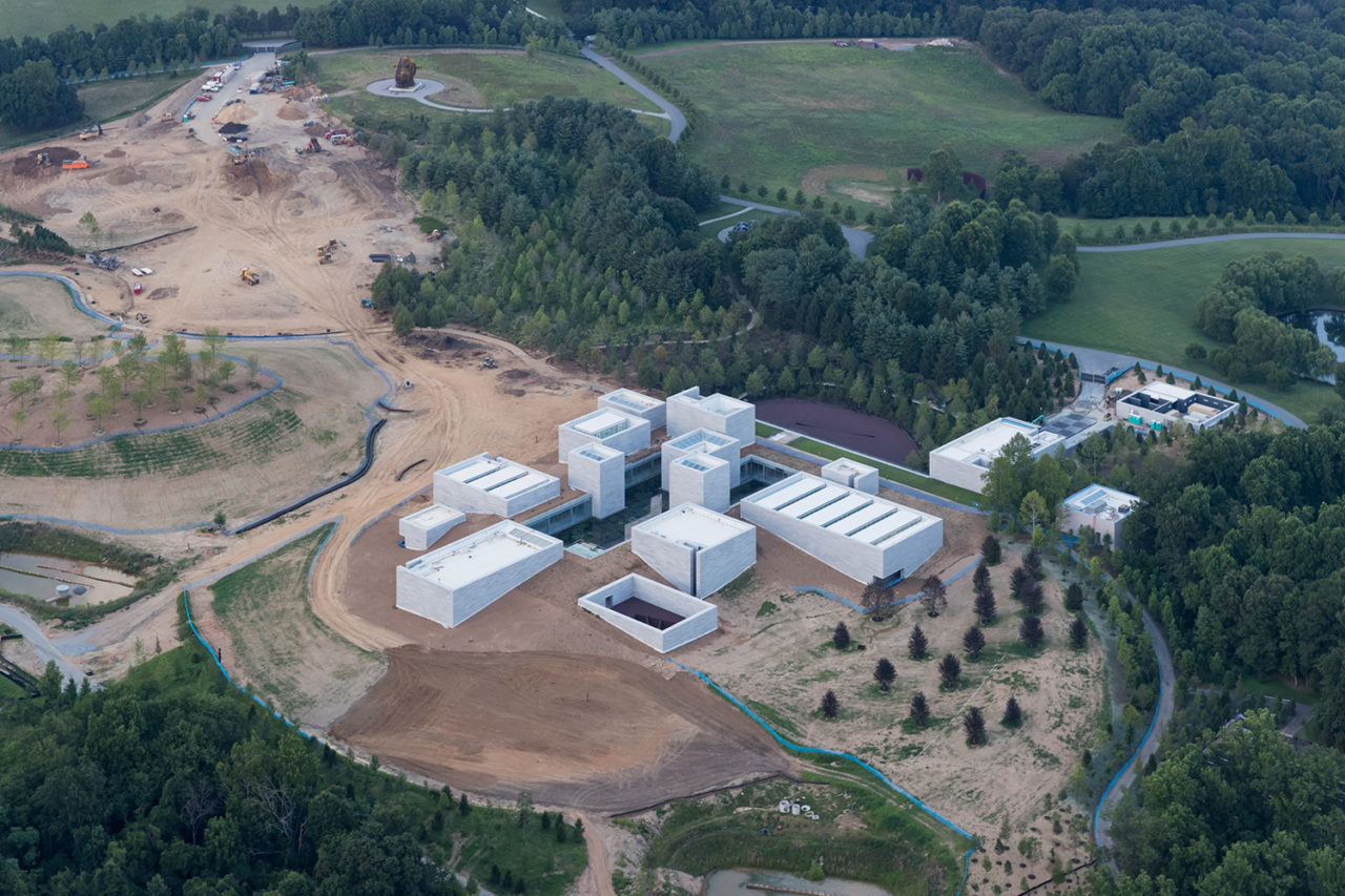 The Glenstone Museum by Thomas Phifer and Partners. Credit: Iwan Baan.
