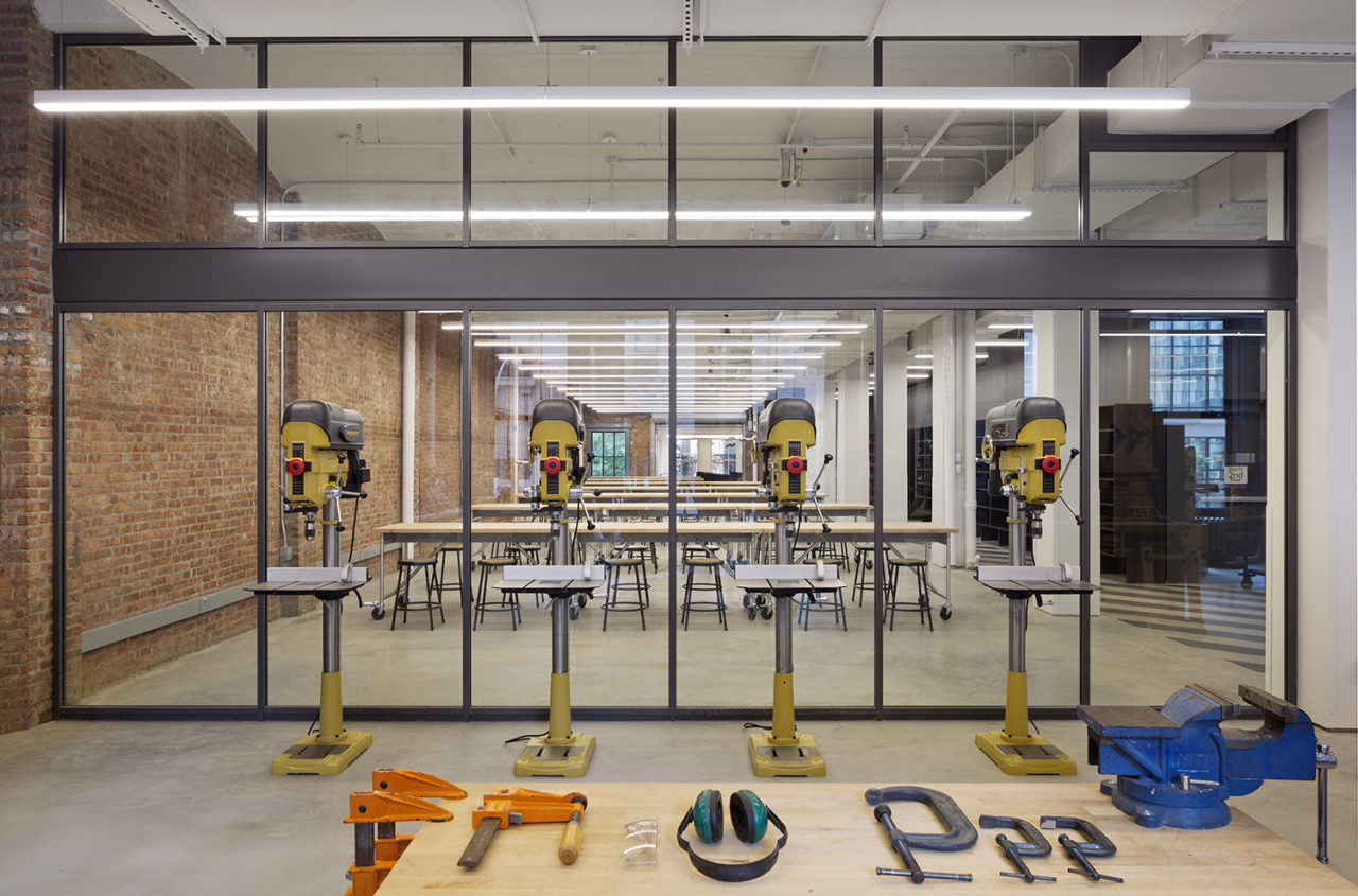 Parsons Making Center by Rice+Lipka Architects. Credit: Michael Moran.