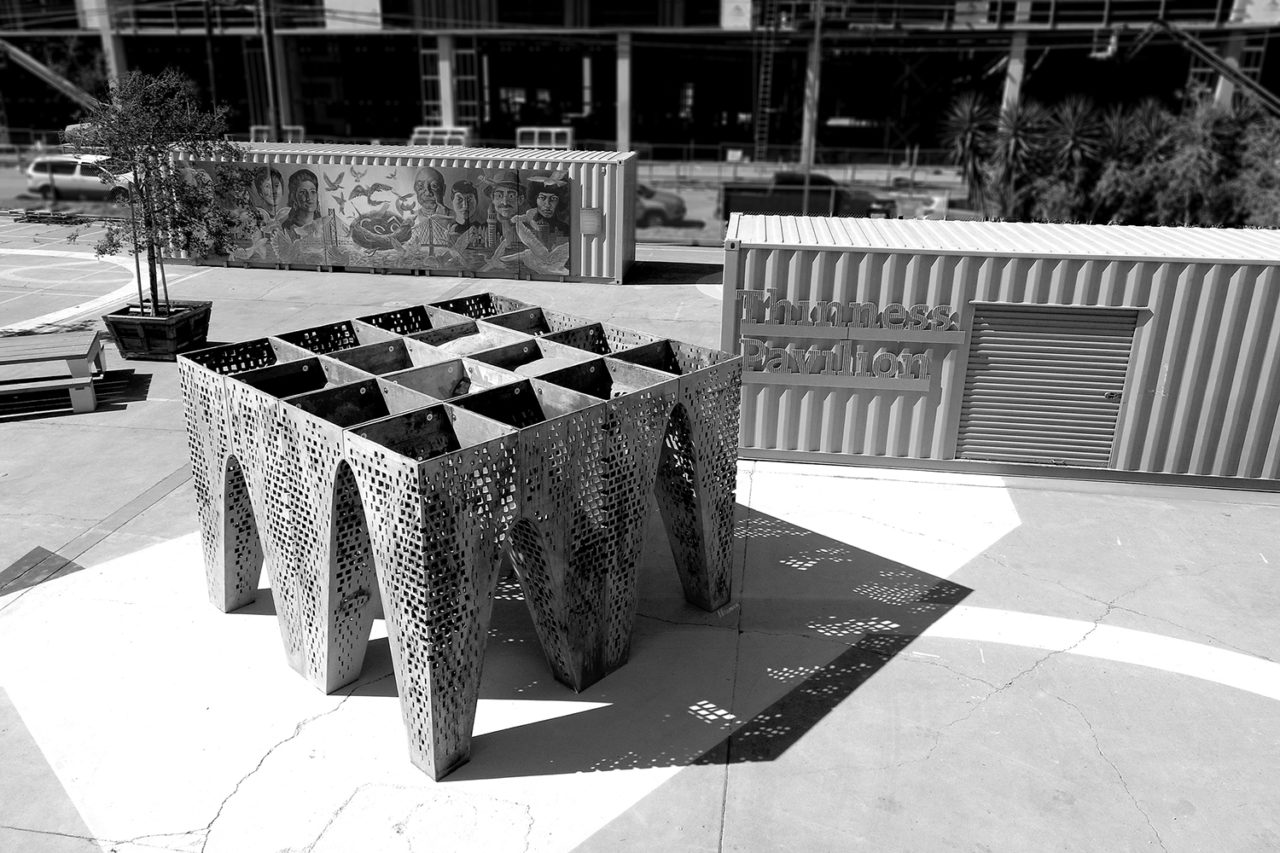 Thinness Pavilion by APTUM Architecture.