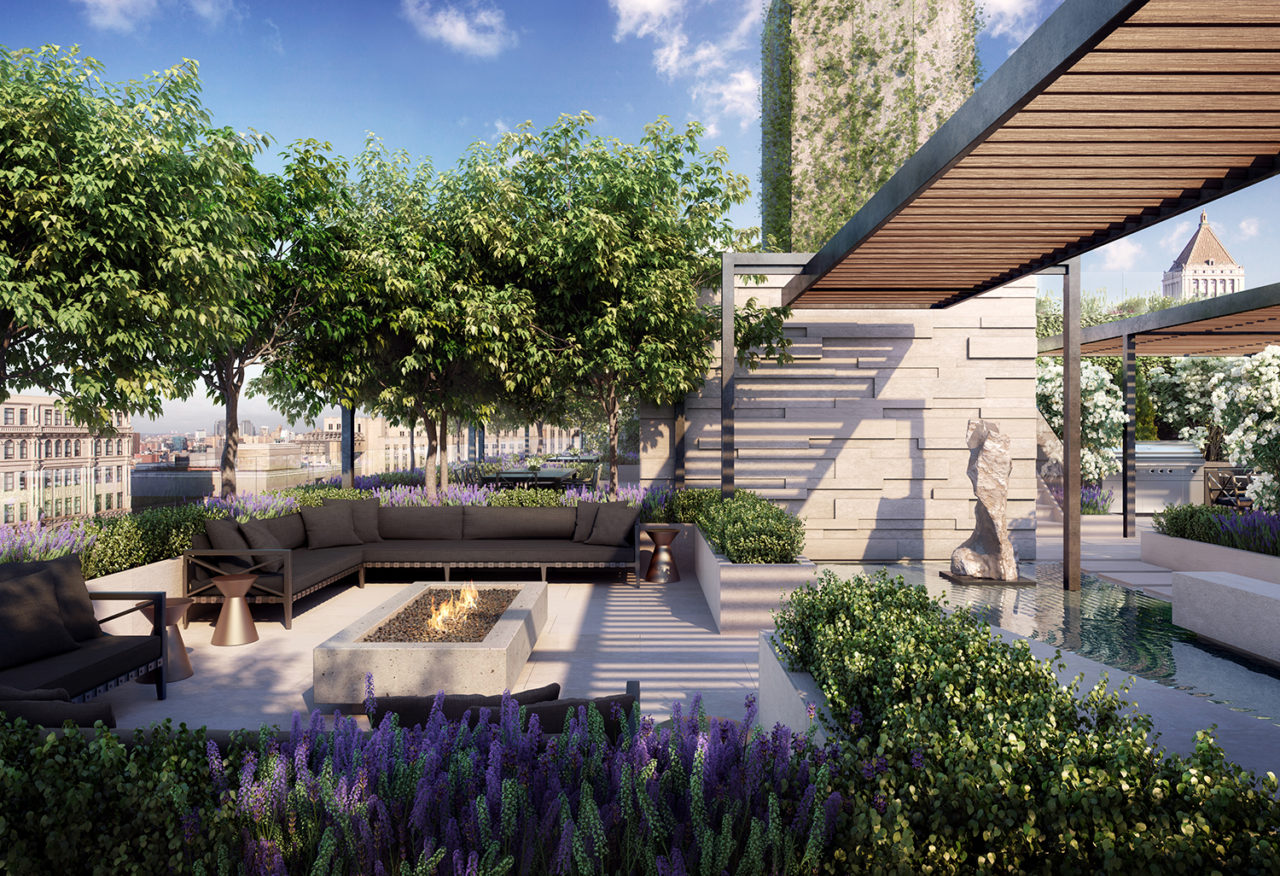 108 Leonard condo renovation with interiors by Jeffrey Beers International with SLCE and facade restoration by Howard L. Zimmerman Architects. Credit: DBOX.