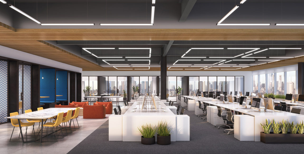 Dock 72 by S9 Architecture with Perkins Eastman and interiors by Fogarty Finger. Credit: Fogarty Finger.