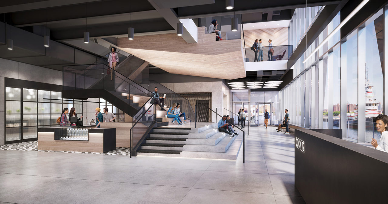 Dock 72 by S9 Architecture with Perkins Eastman and interiors by Fogarty Finger. Credit: Fogarty Finger.