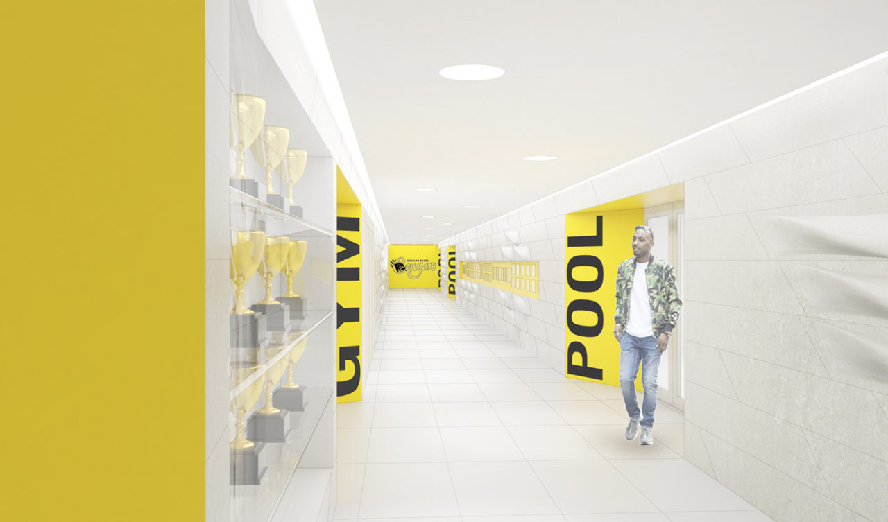 CUNY Medgar Evers College Athletic Center by Stephen Yablon Architecture. Credit: Stephen Yablon Architecture.