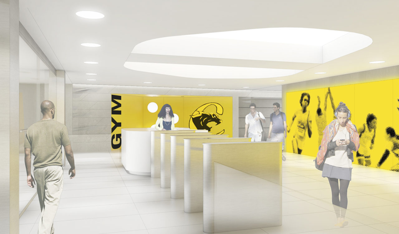 CUNY Medgar Evers College Athletic Center by Stephen Yablon Architecture. Credit: Stephen Yablon Architecture.