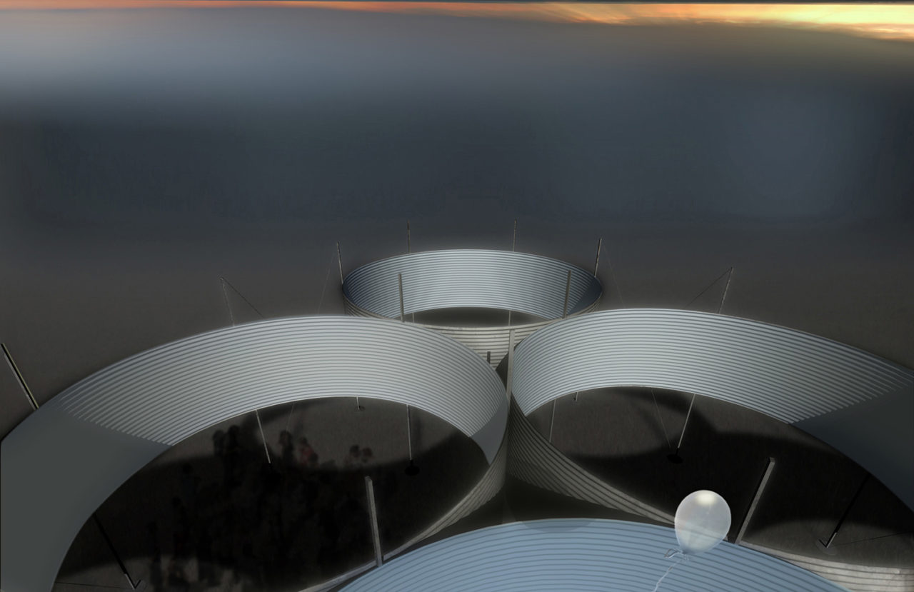 Oculi by Austin+Mergold in collaboration with Maria Park, and consulting engineers Chris Earls (Cornell) and Scott Hughes (Silman).