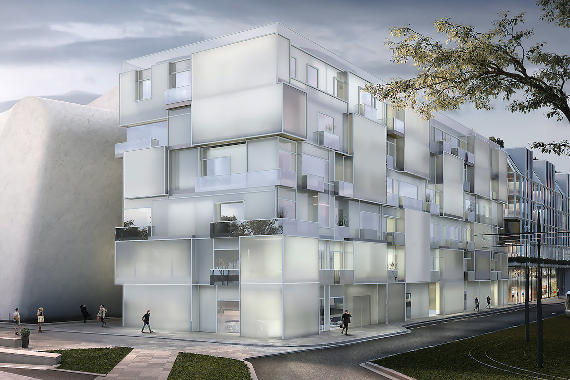 Angers Collectors Museum by Steven Holl Architects with Compagnie de Phalsbourg. Credit: © Steven Holl Architects, Compagnie de Phalsbourg and XO3D.