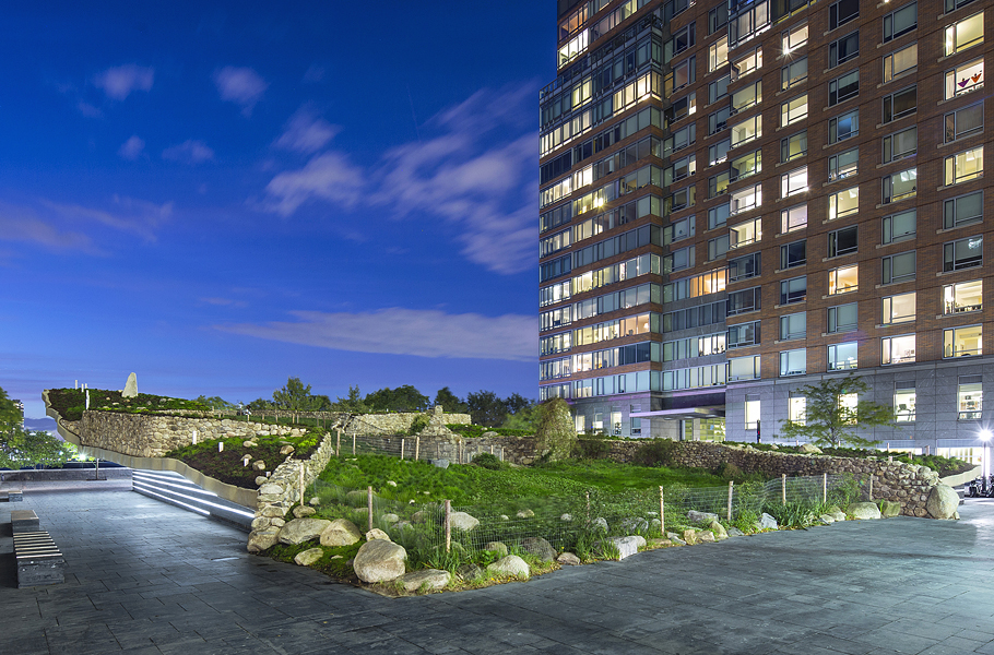 Irish Hunger Memorial by Brian Tolle, 1100 Architect, and Gail Wittwer-Laird, with renovation by CTA Architects. Credit: Edward Menashy.