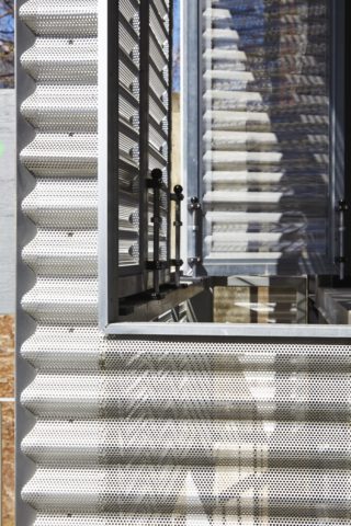 R-951 Residence: NYC Passive House + Net Zero Row House by Paul A. Castrucci, Architect. Photo: Timothy Bell.