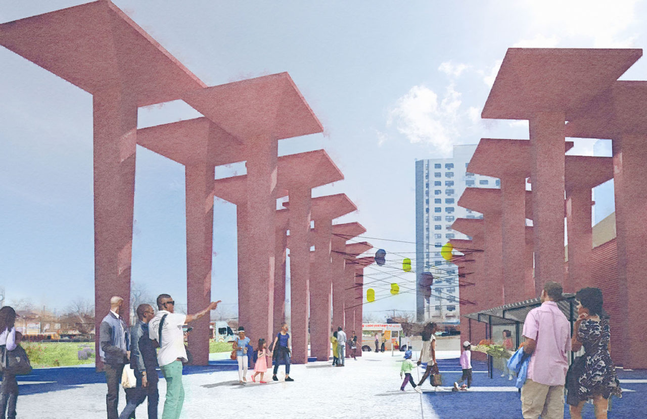 PSE&G Electrical Switching Station by Adjaye Associates with WSM Associates. Credit: Adjaye Associates.