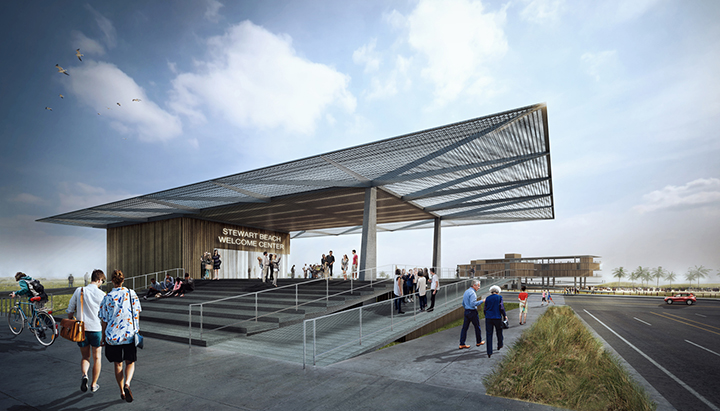 Stewart Beach Park by Rogers Partners Architects + Urban Planners. Credit: Rogers Partners Architects + Urban Planners.