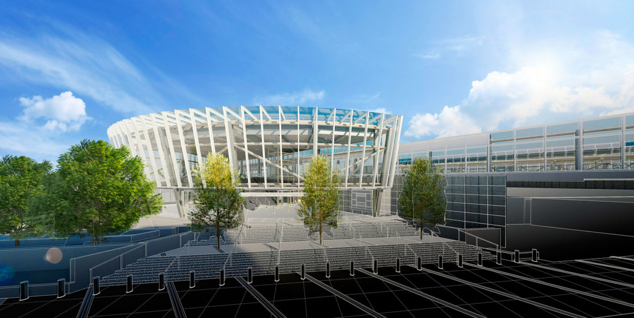 PATH Harrison Station, Harrison, NJ.