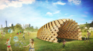 Seed Cone Pavilion by DFA. Image: DFA.