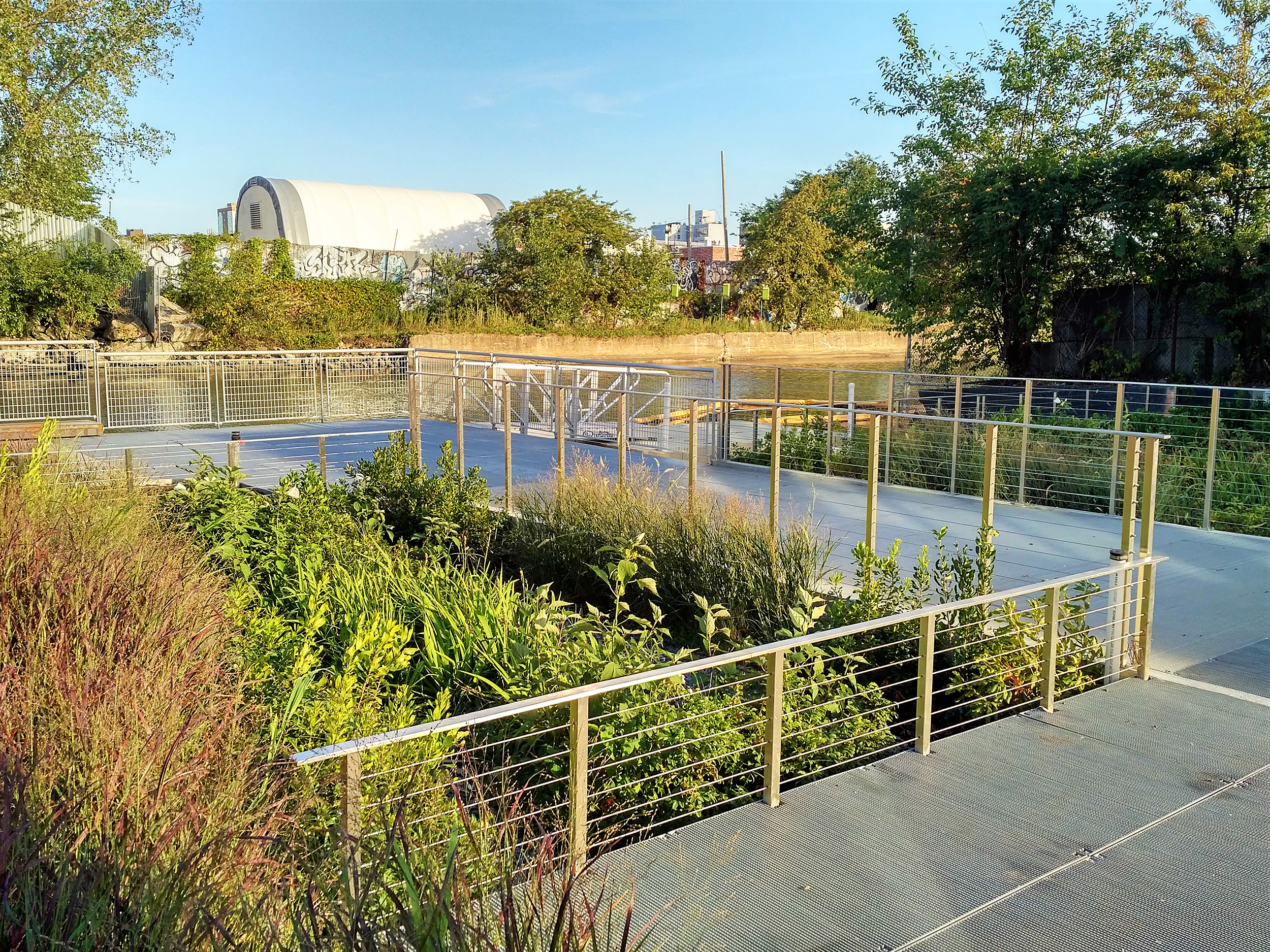 Project: The Gowanus Canal Sponge Park Pilot Architect and Landscape Architect: DLANDstudio Architecture + Landscape Architecture. Photo: Courtesy of DLANDstudio Architecture + Landscape Architecture.