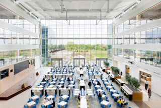 Bristol-Myers Squibb's New Princeton Pike Office Complex in Lawrence Township, NJ. Architect: Gensler. Photo: Connie Zhou.