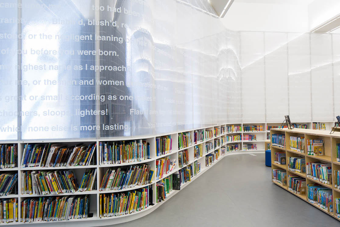 Project: Brooklyn Heights Interim Library. Architect: LEVENBETTS. Photo: Gregg Richards.