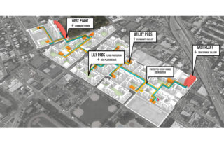 Project: New York City Housing Authority Red Hook Houses - Sandy Resiliency & Renewal Program. Architect: KPF. Landscape Architect: Olin Studio.