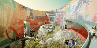 Project: Maker Park. Architect: STUDIO V Architecture. Landscape Architect: Ken Smith Workshop. Image: STUDIO V Architecture and Ken Smith Workshop.