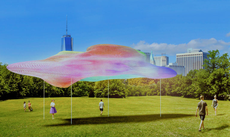 The Rainbow Pavilion by Christophe Cormy Donat.