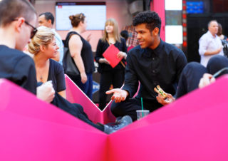 Project: XXX Times Square with Love. Architect: J.MAYER.H und Partner, Architekten. Photo: Rob Kassabian.