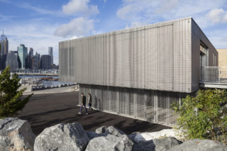 Brooklyn Bridge Park Boathouse by Architecture Research Office. Credit: Elizabeth Felicella.