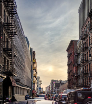 Delancey and Essex Municipal Parking Garage by Michielli + Wyetzner Architects. Credit: Paul Warchol.