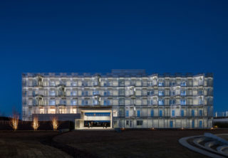 Josai International University i-House Dormitory by studioSUMO with Obayashi Corporation. Credit: Kawasumi Kobayashi Kenji Photograph Office Co., Ltd.