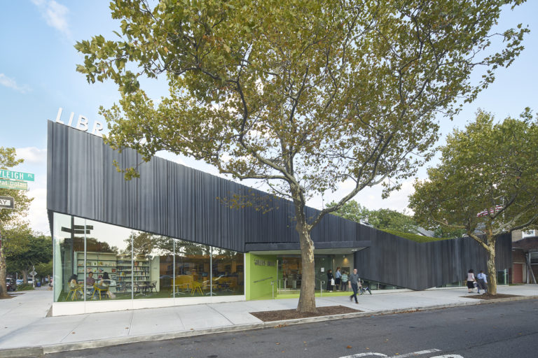 Kew Gardens Hills Library by WORKac. Credit: Bruce Damonte 2017.