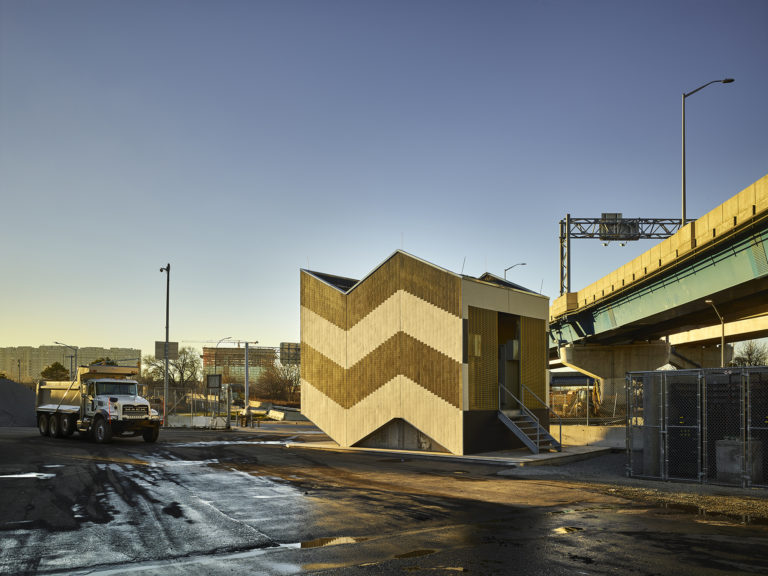 NYC DOT Harper Street Yard Structures by nARCHITECTS. Credit: Frank Oudeman.