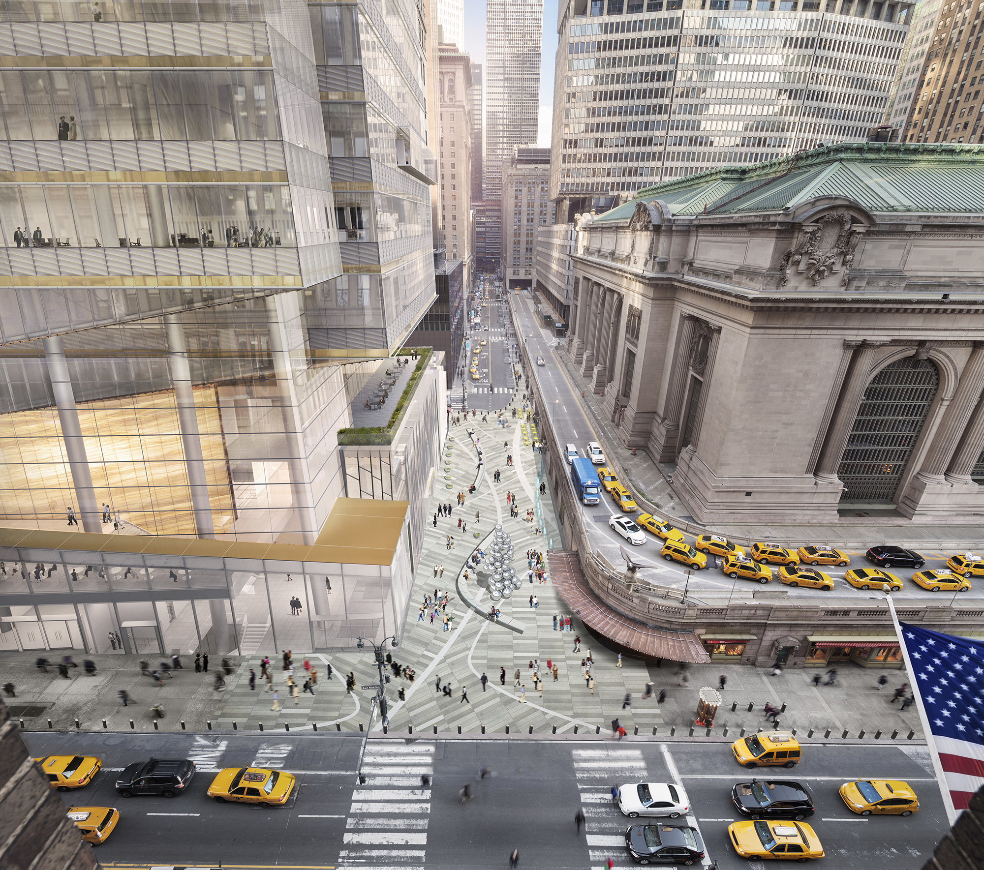 One Vanderbilt by KPF with interiors by Gensler. Credit: KPF.