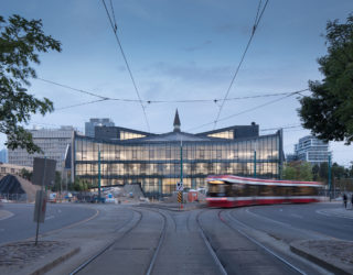 University of Toronto Daniels Building at One Spadina by NADAAA with Adamson Associates Architects and ERA Architects. Credit: John Horner.