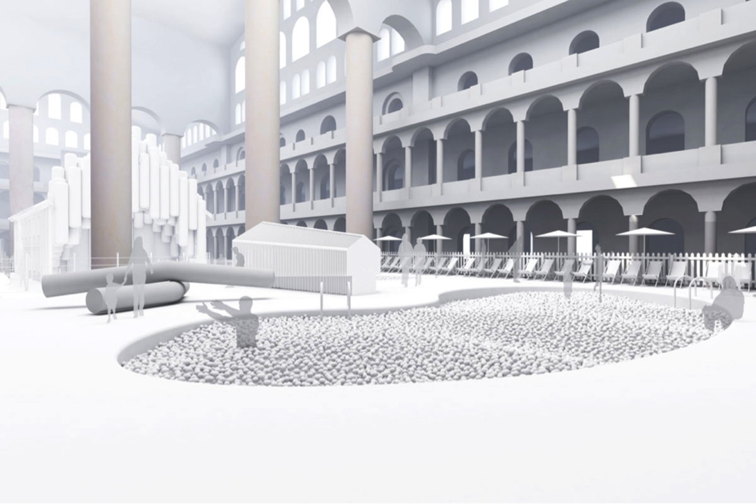 Fun House at the National Building Museum by Snarkitecture. Credit: Snarkitecture.