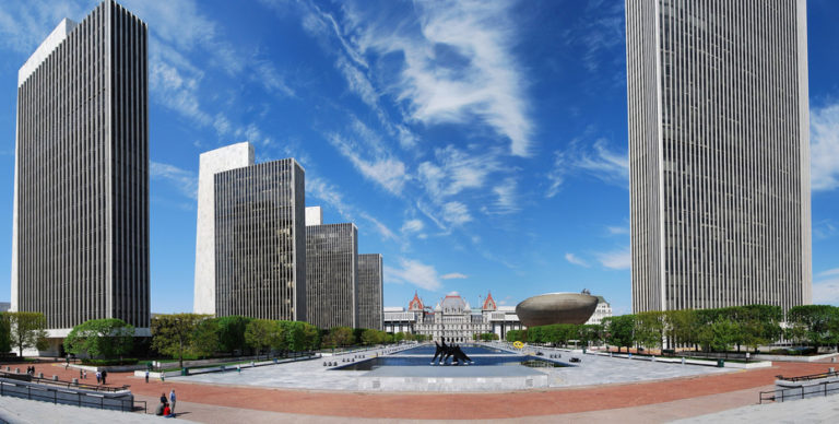 Empire State Plaza in Albany. Credit: Matt Wade.