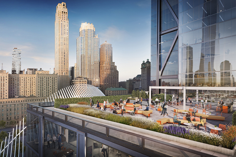 3 World Trade Center by Rogers Stirk Harbour + Partners with Adamson Architects. Credit: Silverstein Properties.