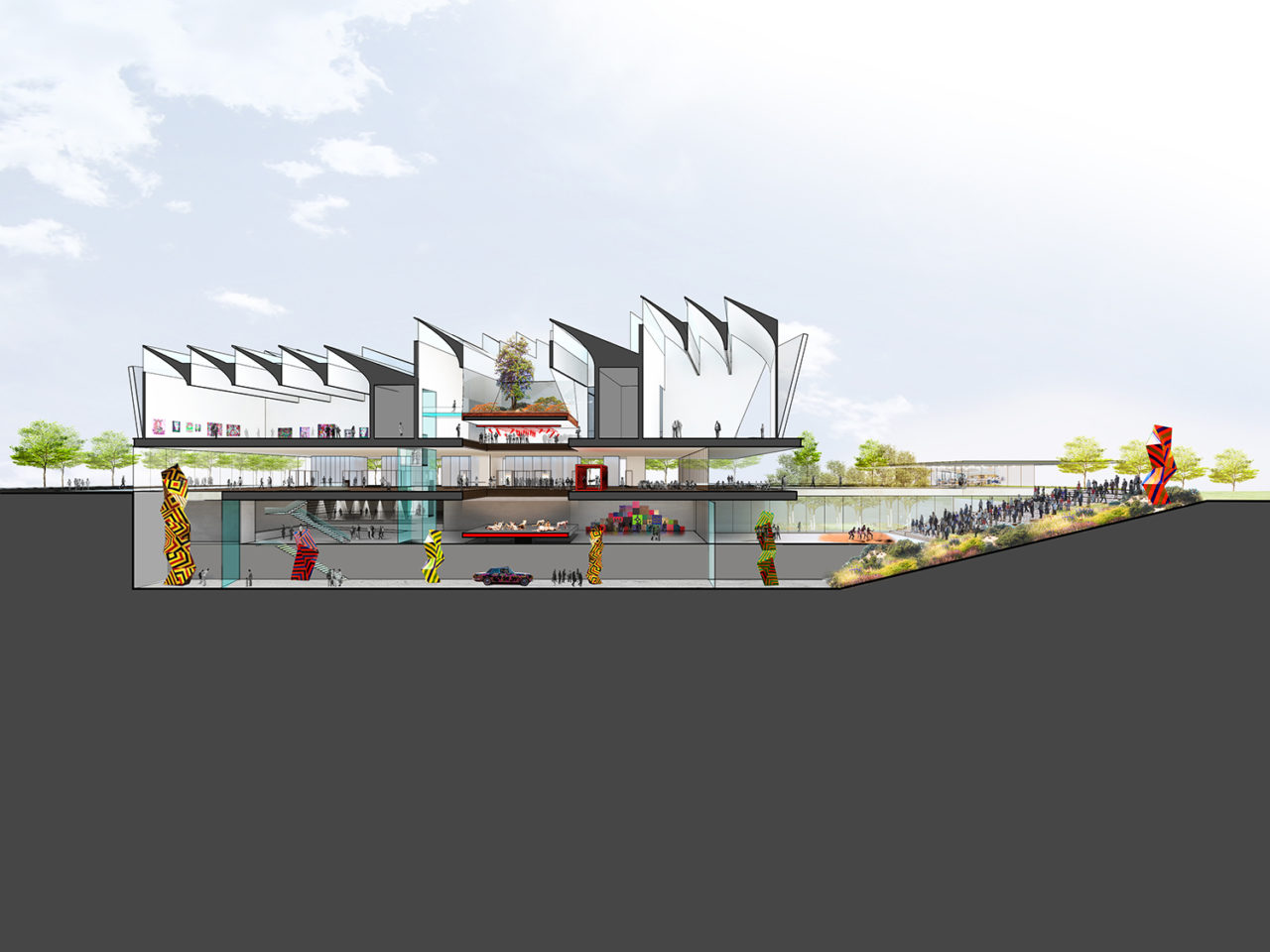 Adelaide Contemporary by Diller Scofidio + Renfro and Woods Bagot. Credit: Diller Scofidio + Renfro and Woods Bagot.