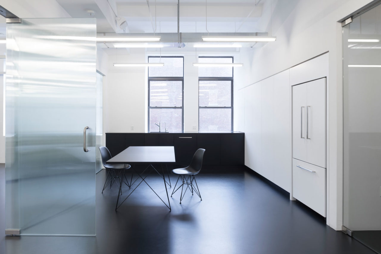 Conference room in "An Office for Three Companies." Photo: Michael Vahrenwald.
