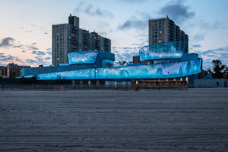 Ocean Wonders: Sharks! at the New York Aquarium by the Wildlife Conservation Design Department and Edelman Sultan Knox Wood. Credit: Ryan Fischer.