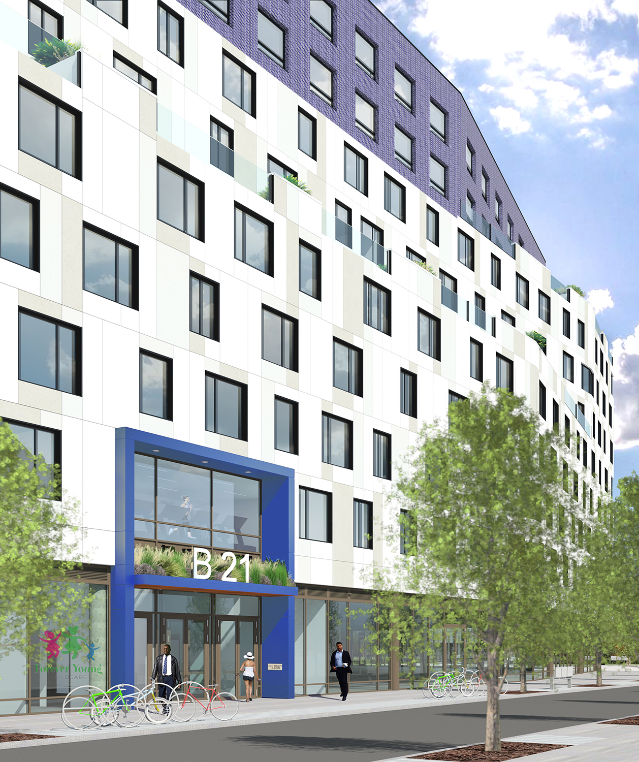 Far Rockaway Mixed Use Project by Urban Architectural Initiatives. Credit: Urban Architectural Initiatives.