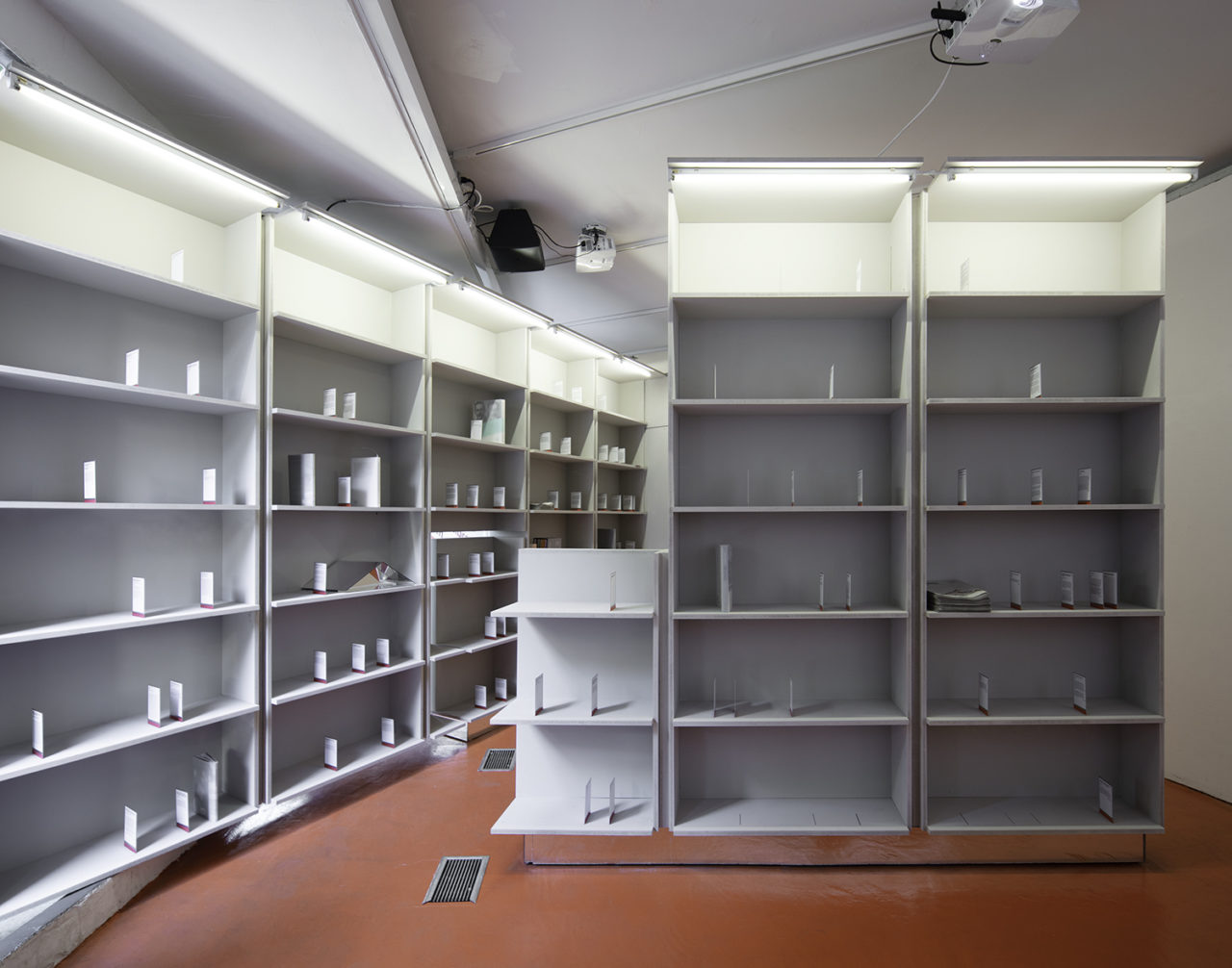 "Architecture Books Yet to be Written" at Storefront for Art and Architecture by Abruzzo Bodziak Architects. Image credit: Naho Kubota.