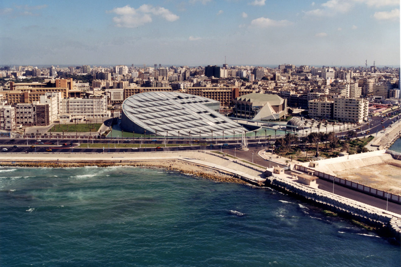 Bibliotheca Alexandrina, Alexandria, Egypt. Photo: James Willis.