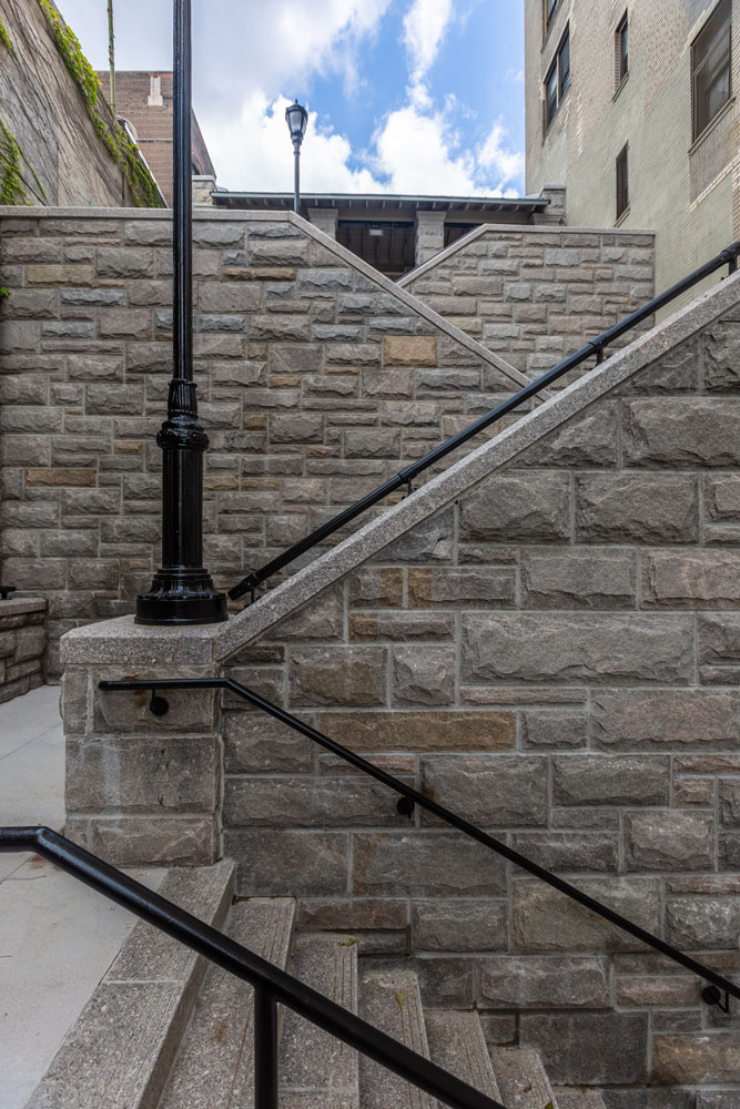 The East 168th Street Step Street in the Bronx. Photo: Matthew Lapiska/NYC DDC.